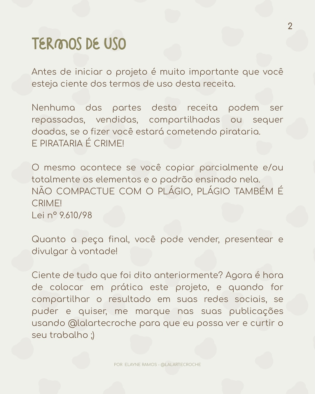 Gráfico de crochê da abelhinha Bel