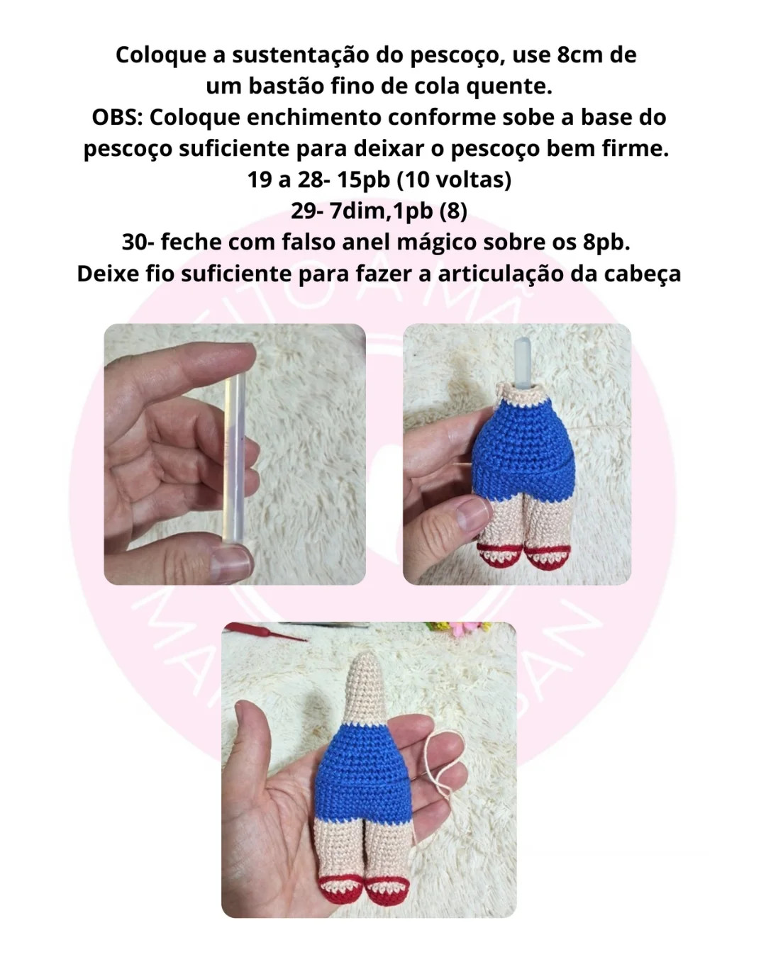 Gráfico de crochê da Branca de Neve