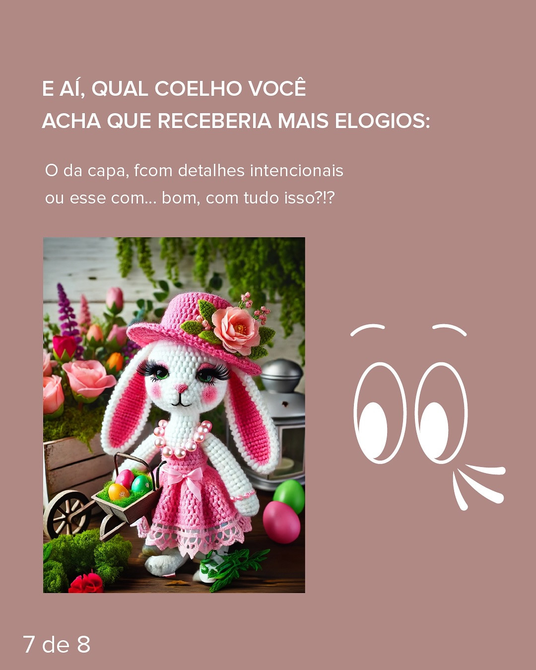Gráfico de crochê de coelhinho fofo: descubra aqui!