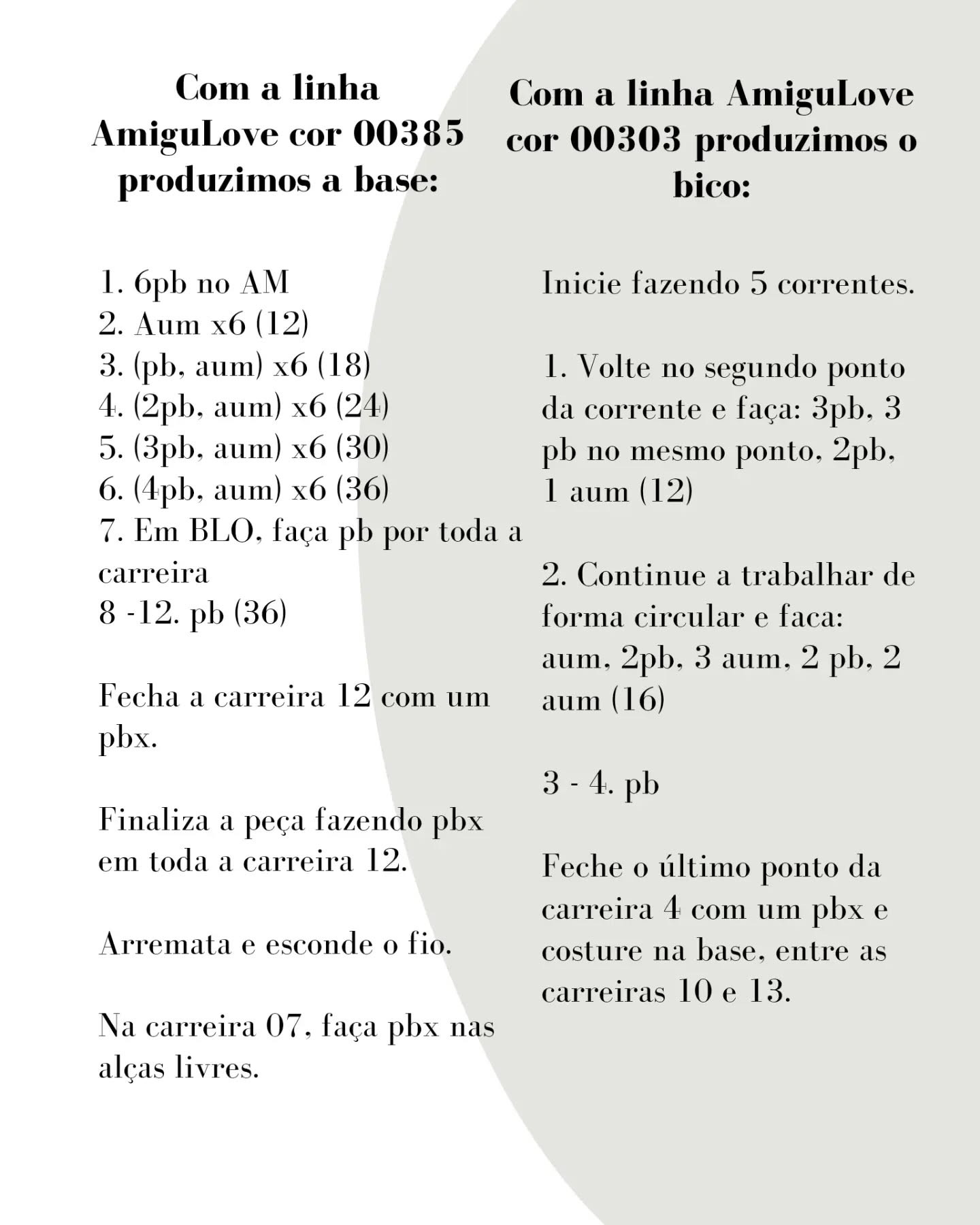 Gráfico de crochê de patinho porta-trecos fofo!