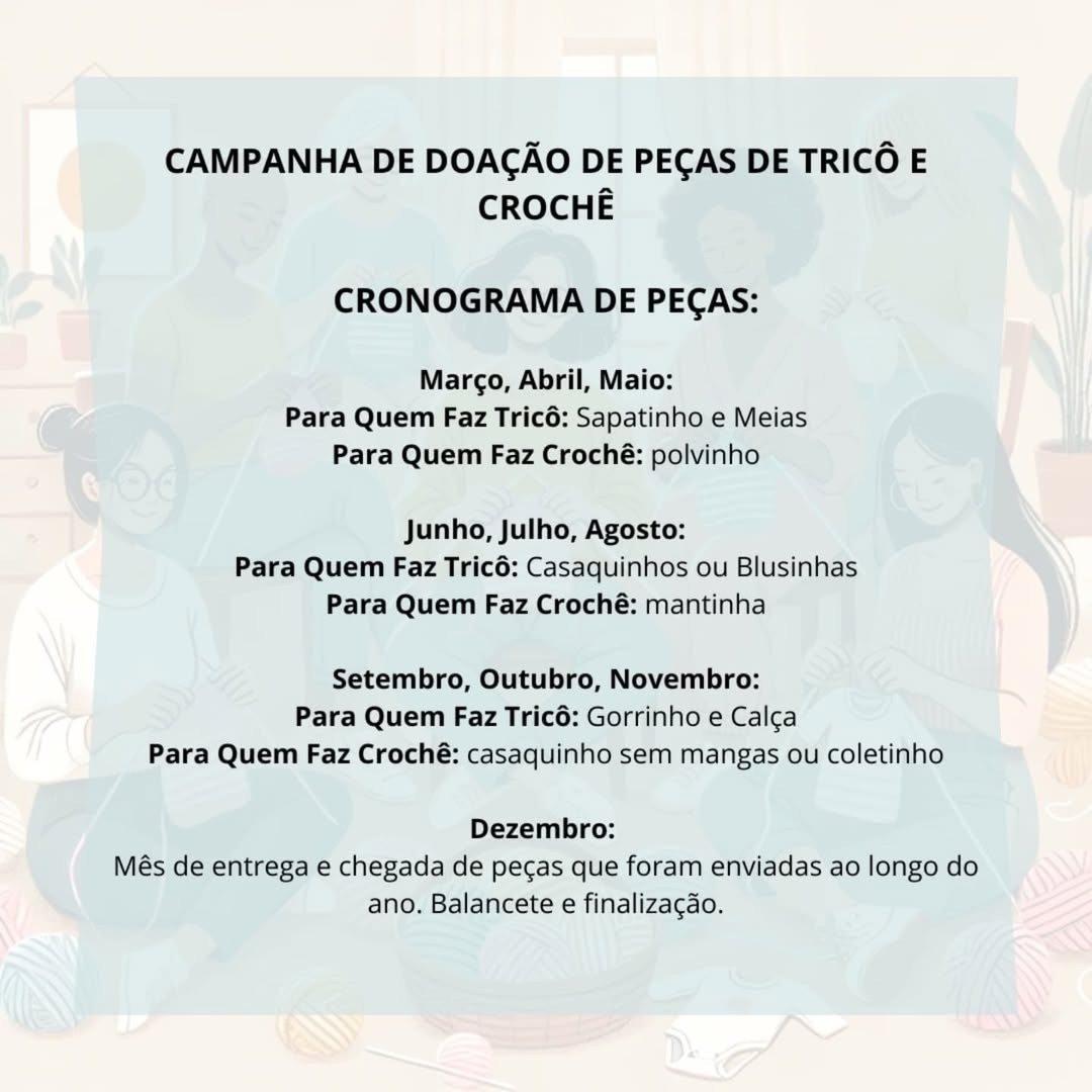 Gráfico de crochê de polvo para doação.