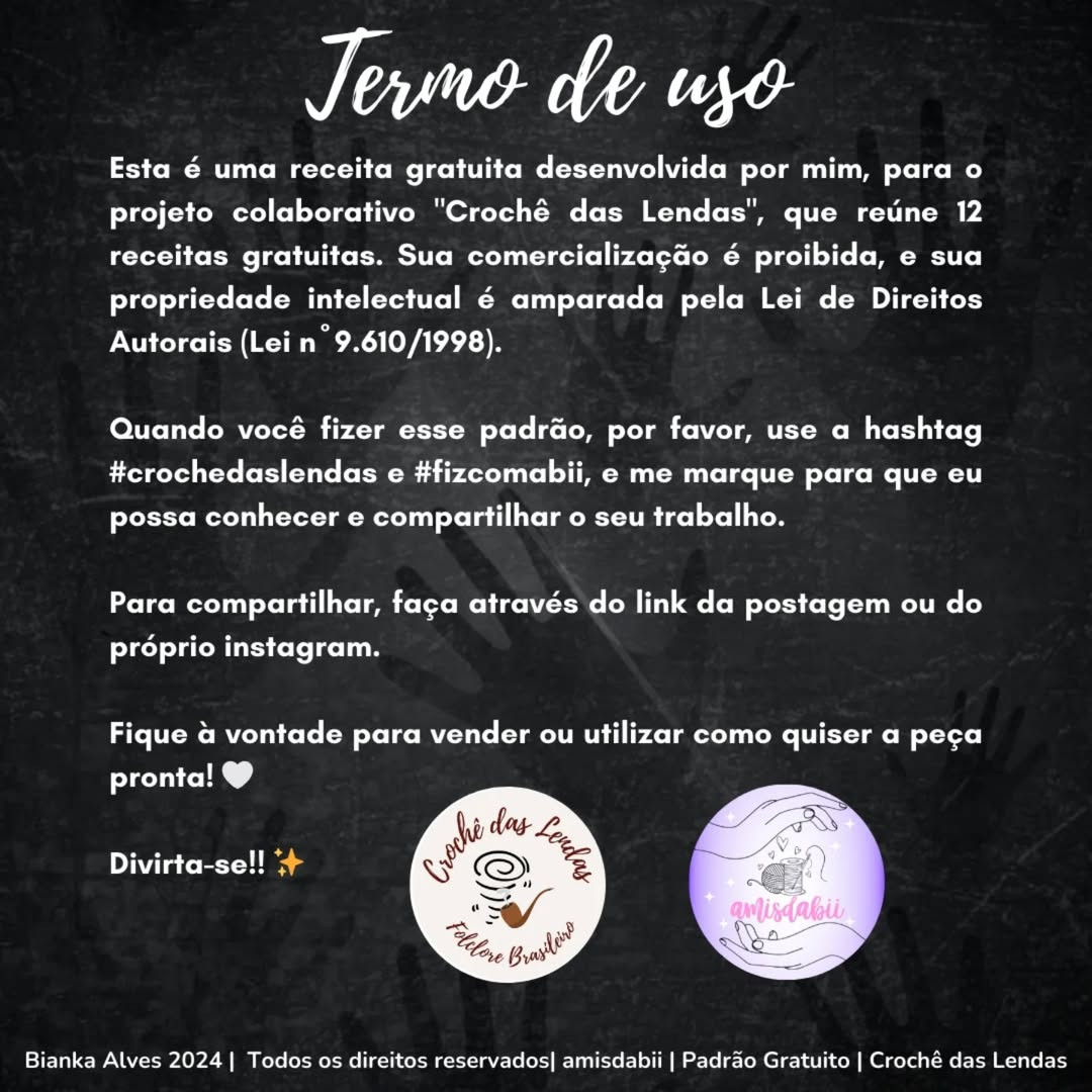 Gráfico de Crochê Grátis: A Loira do Banheiro (Sem Costura!)