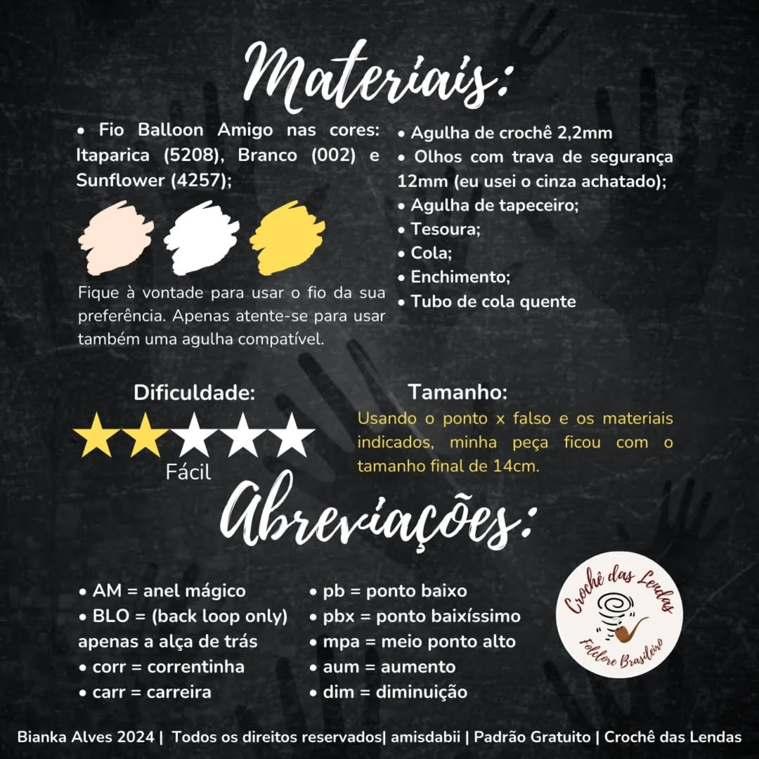 Gráfico de Crochê Grátis: A Loira do Banheiro (Sem Costura!)