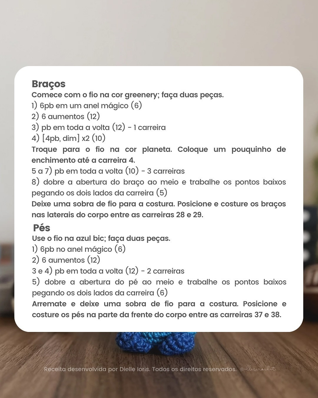 Gráfico de crochê grátis: Alien do Desafio de Janeiro