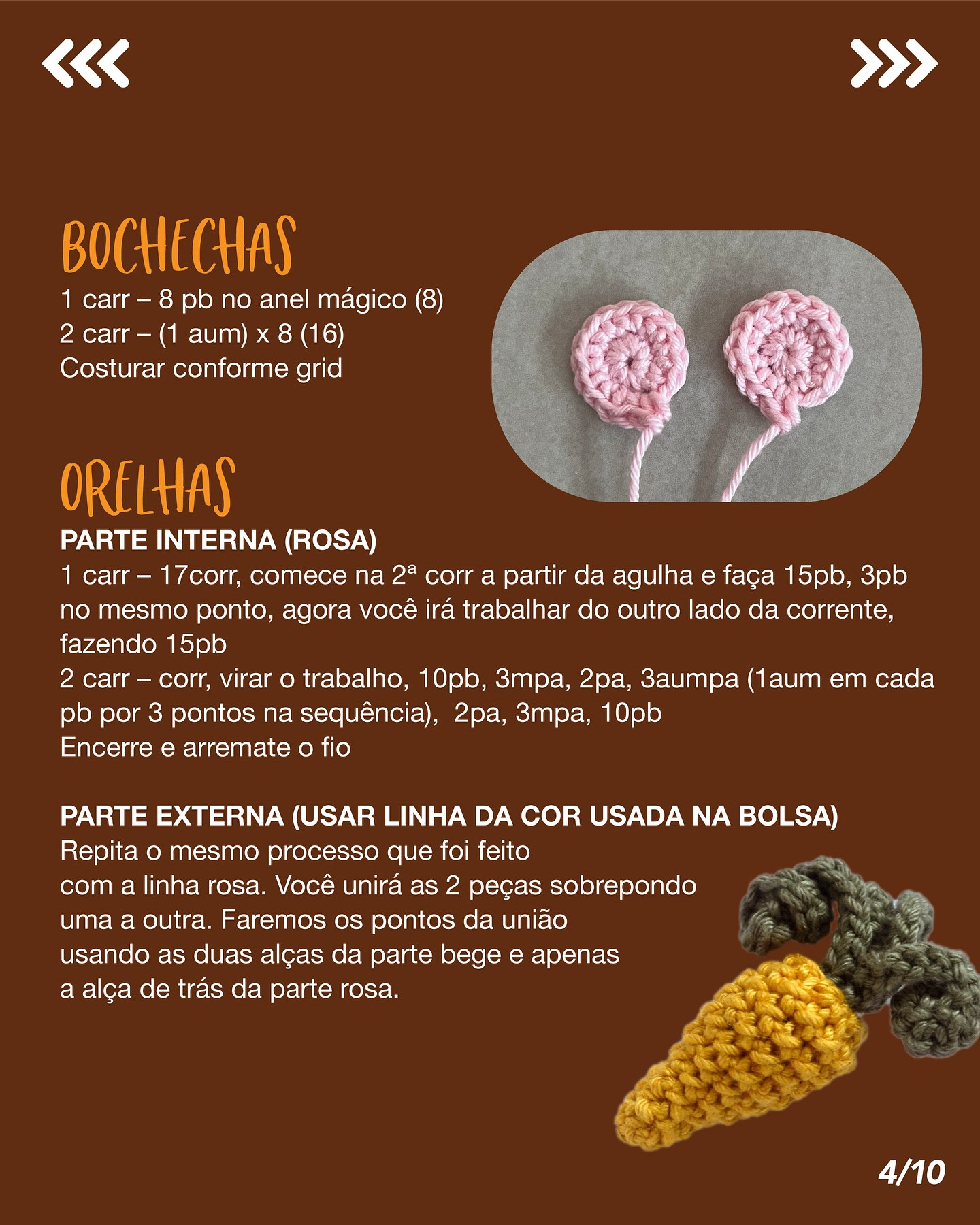 Gráfico de crochê grátis: Bolsinha coelhinho