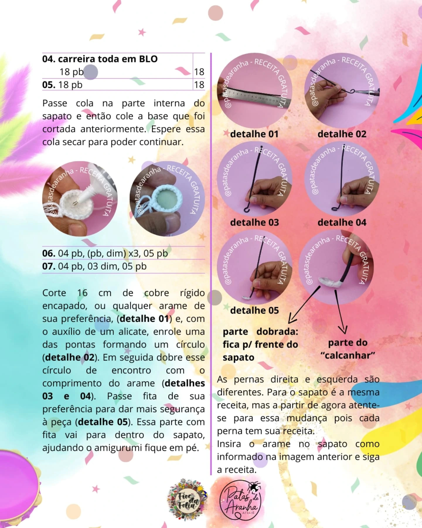 Gráfico de crochê grátis: Boneco Marisa, sem costura!