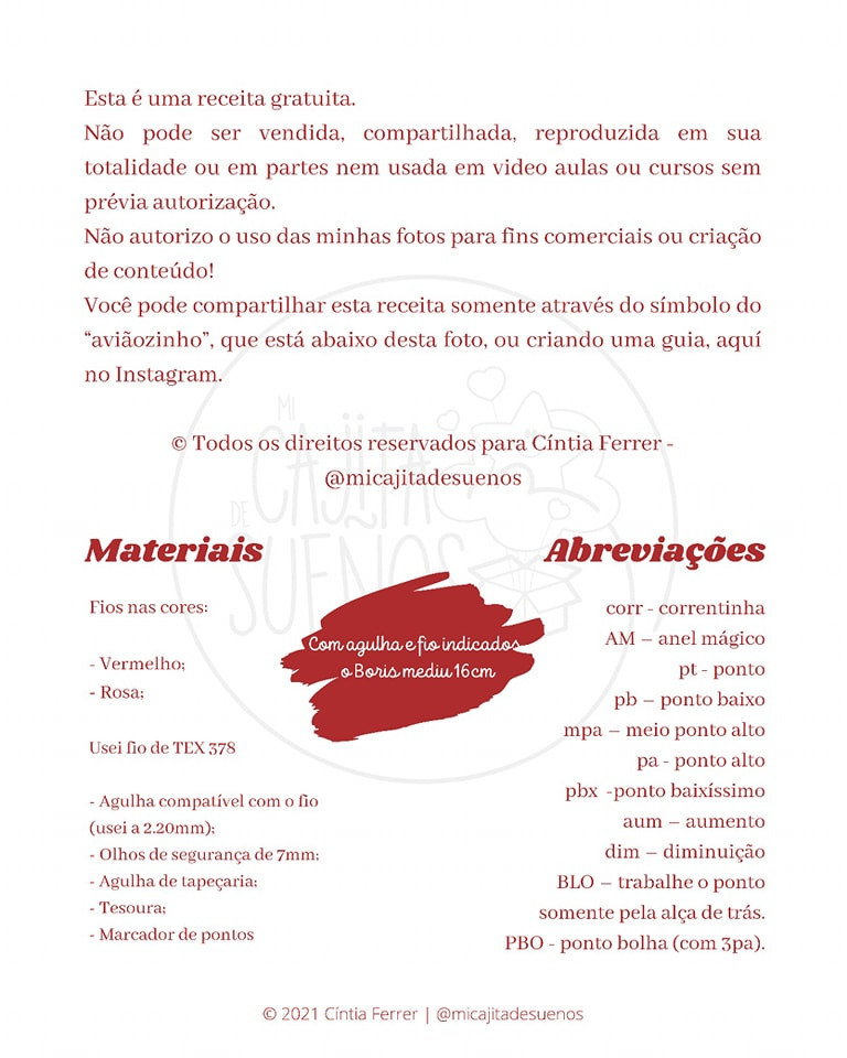 Gráfico de crochê grátis: Boris, o dragão