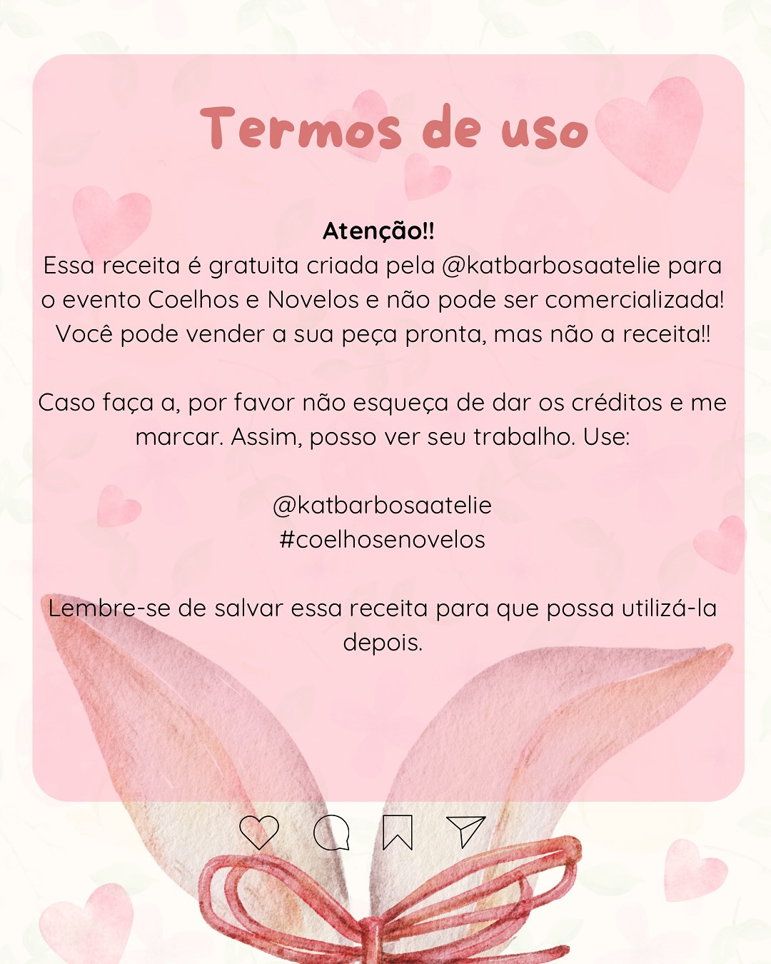 Gráfico de crochê grátis: coelhinha Chloe