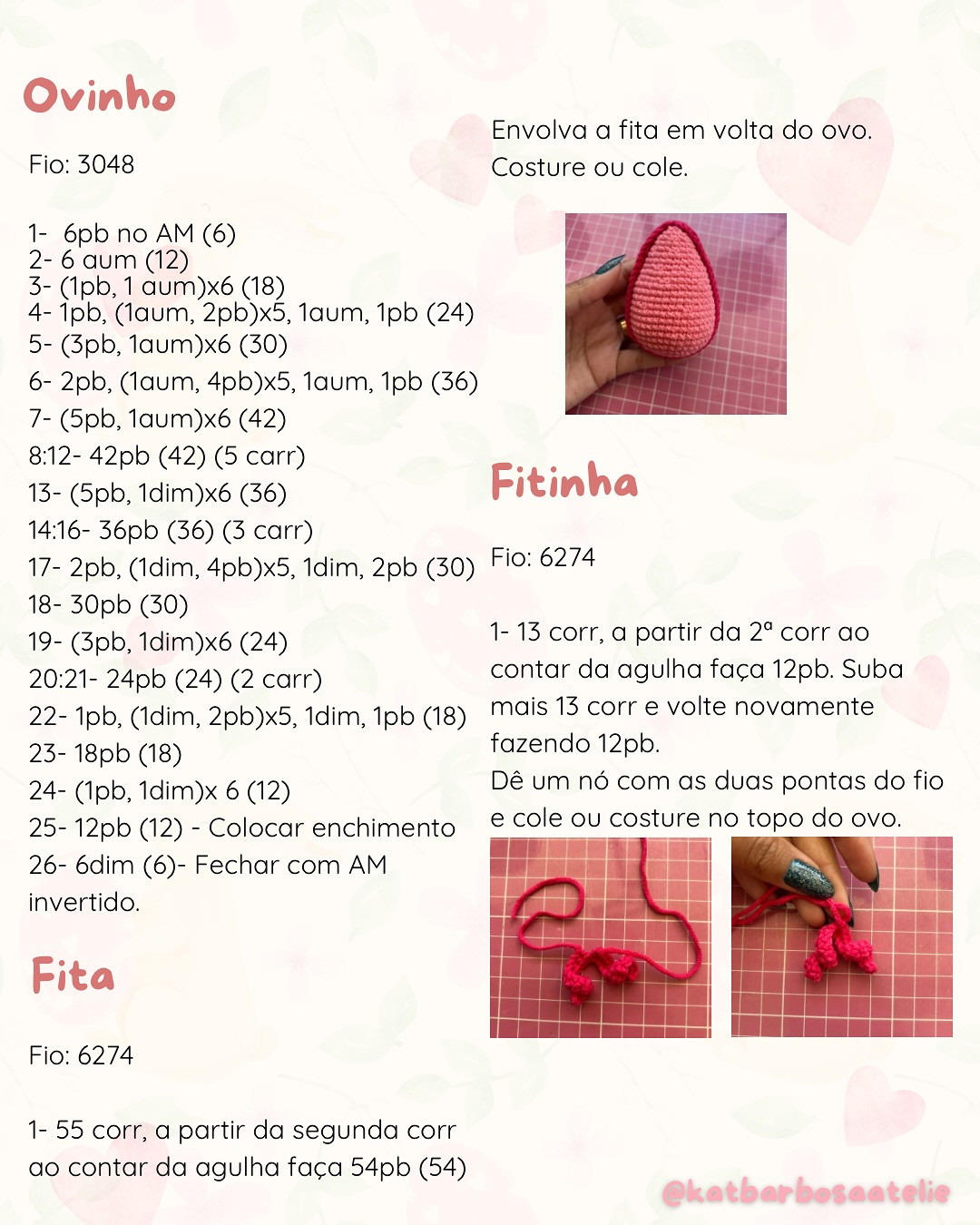 Gráfico de crochê grátis: coelhinha Chloe
