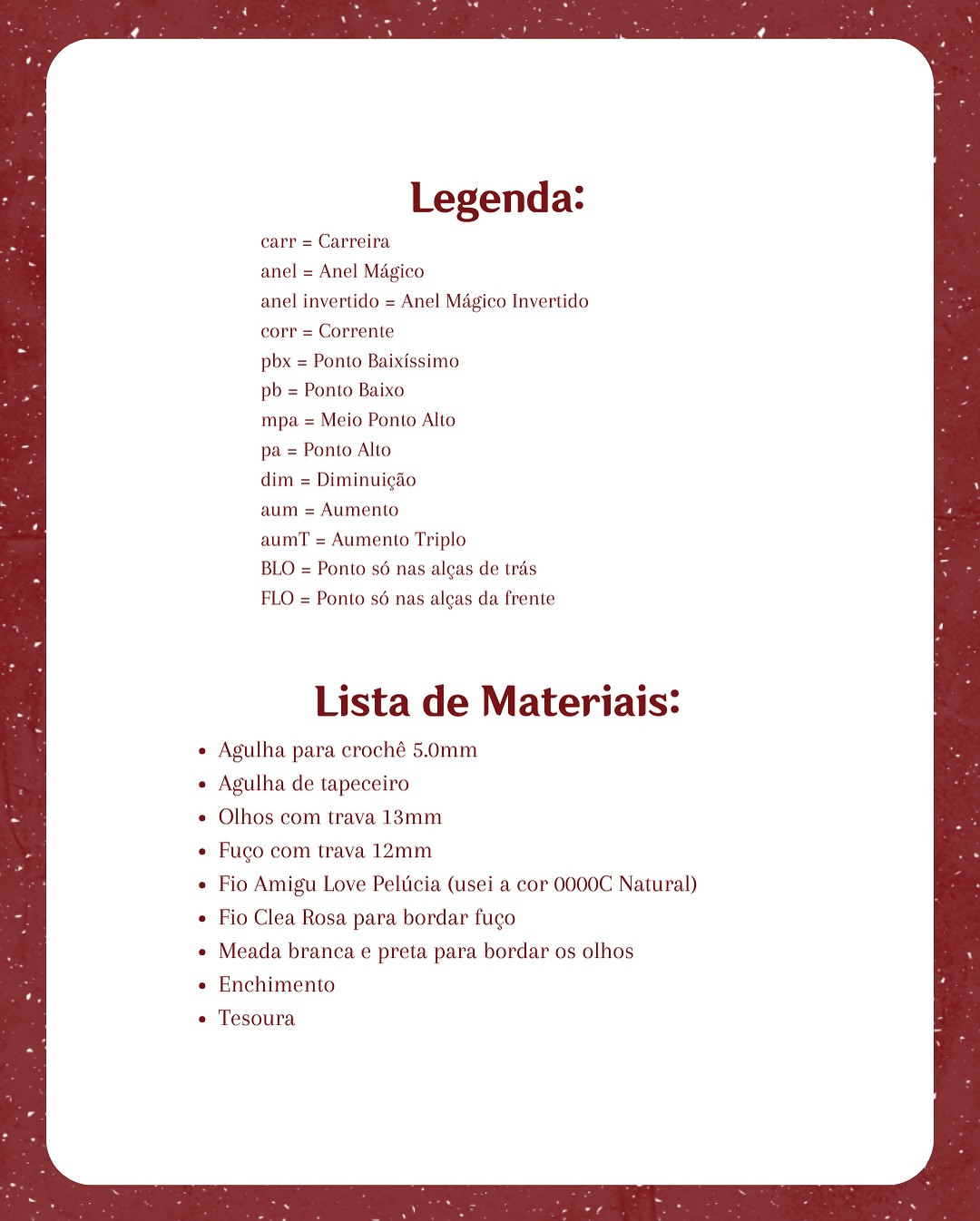 Gráfico de crochê grátis: coelhinha Mel