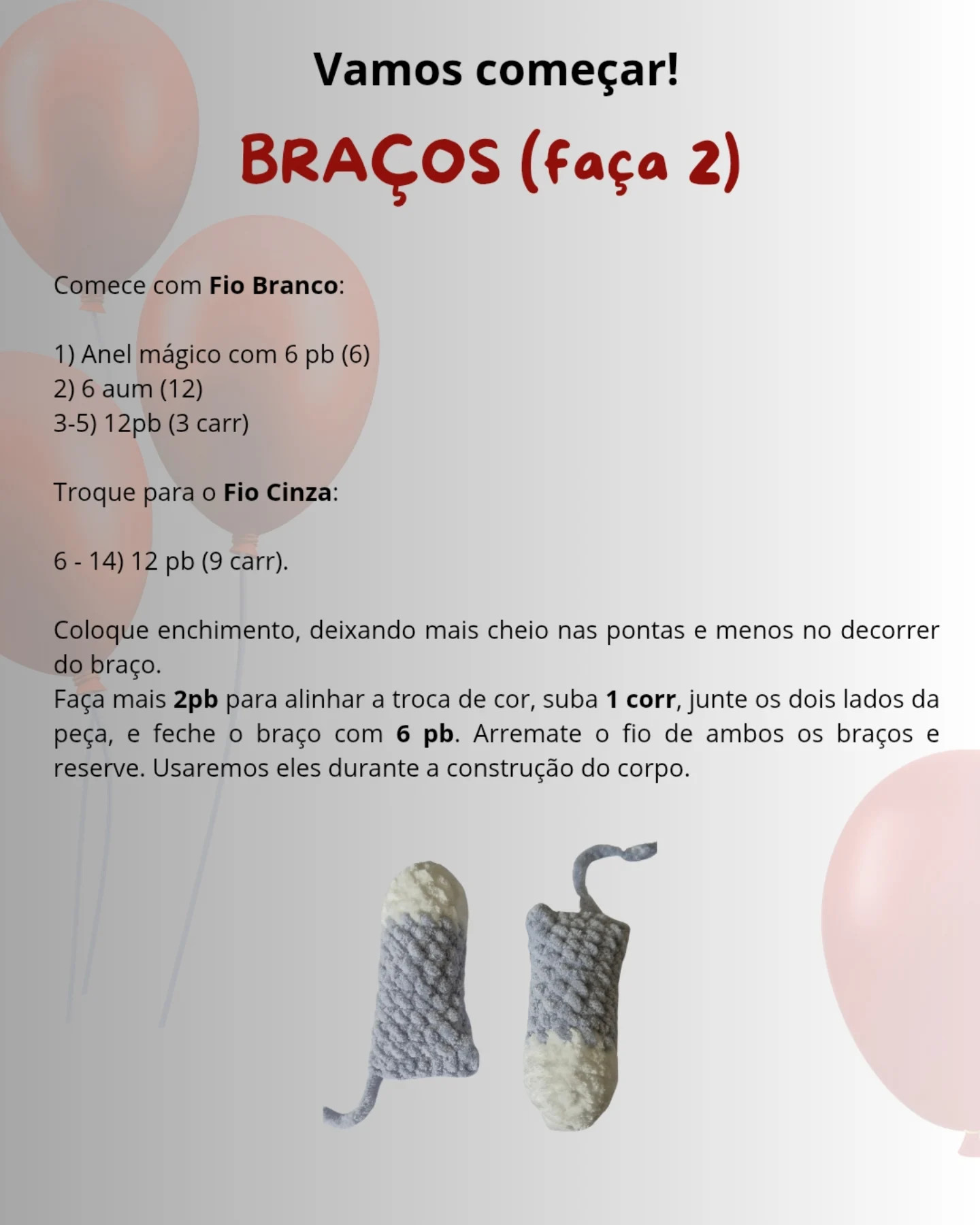 Gráfico de crochê grátis: coelhinho palhaço