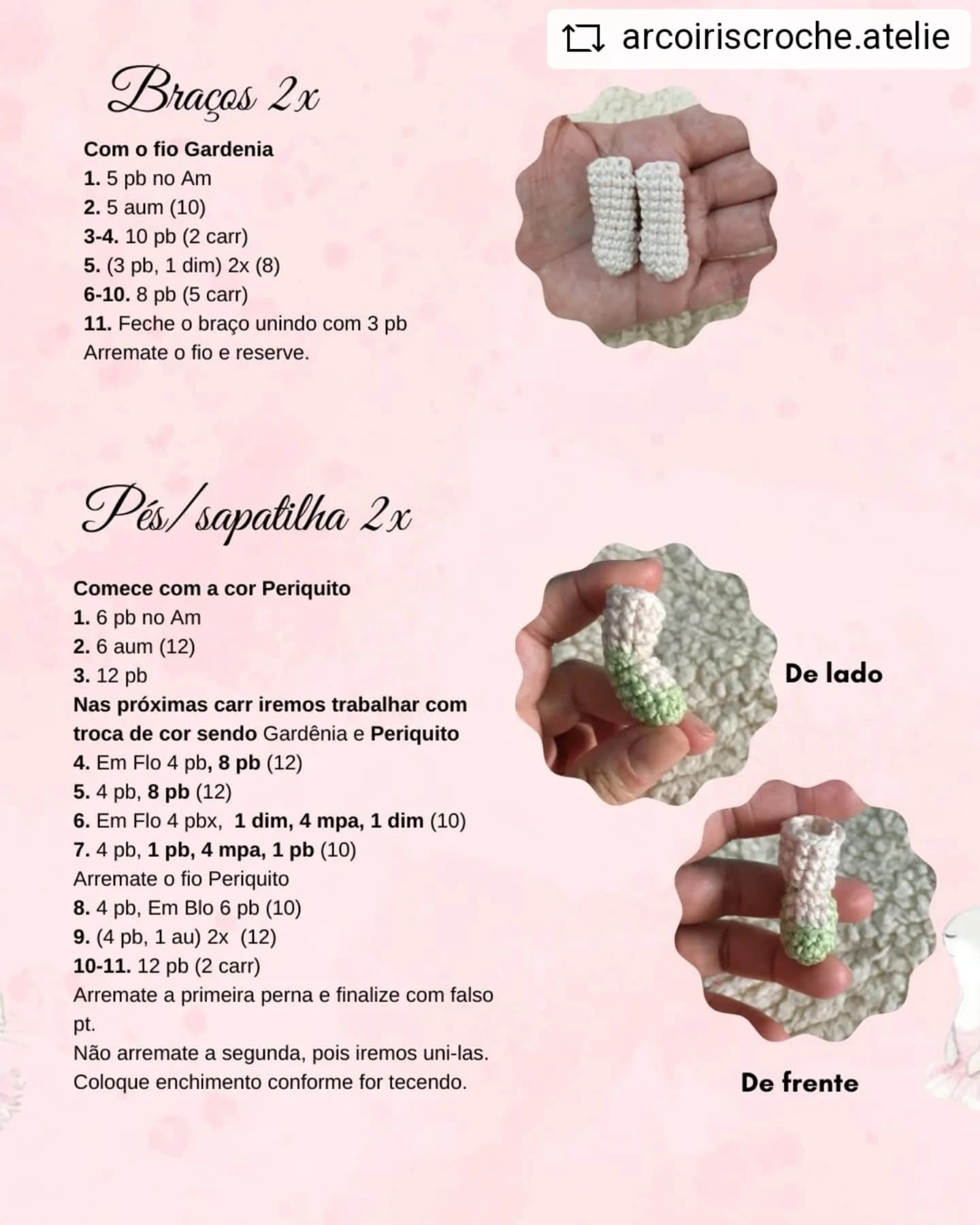 Gráfico de crochê grátis: Lili, a bailarina