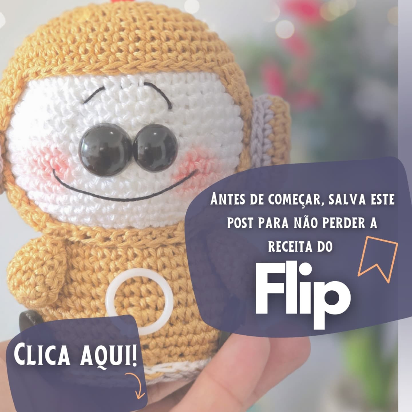 Gráfico de crochê grátis: Robô Flip