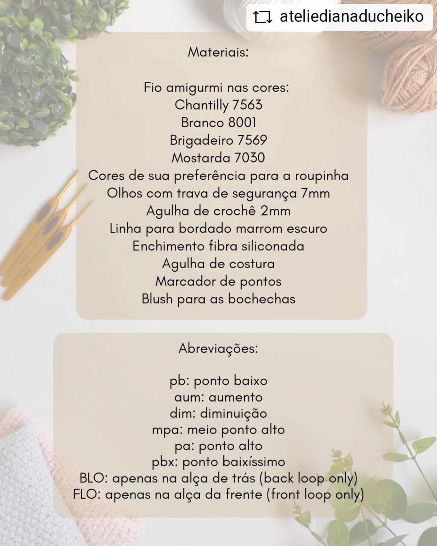 Gráfico de crochê gratuito: Anjinho amigurumi
