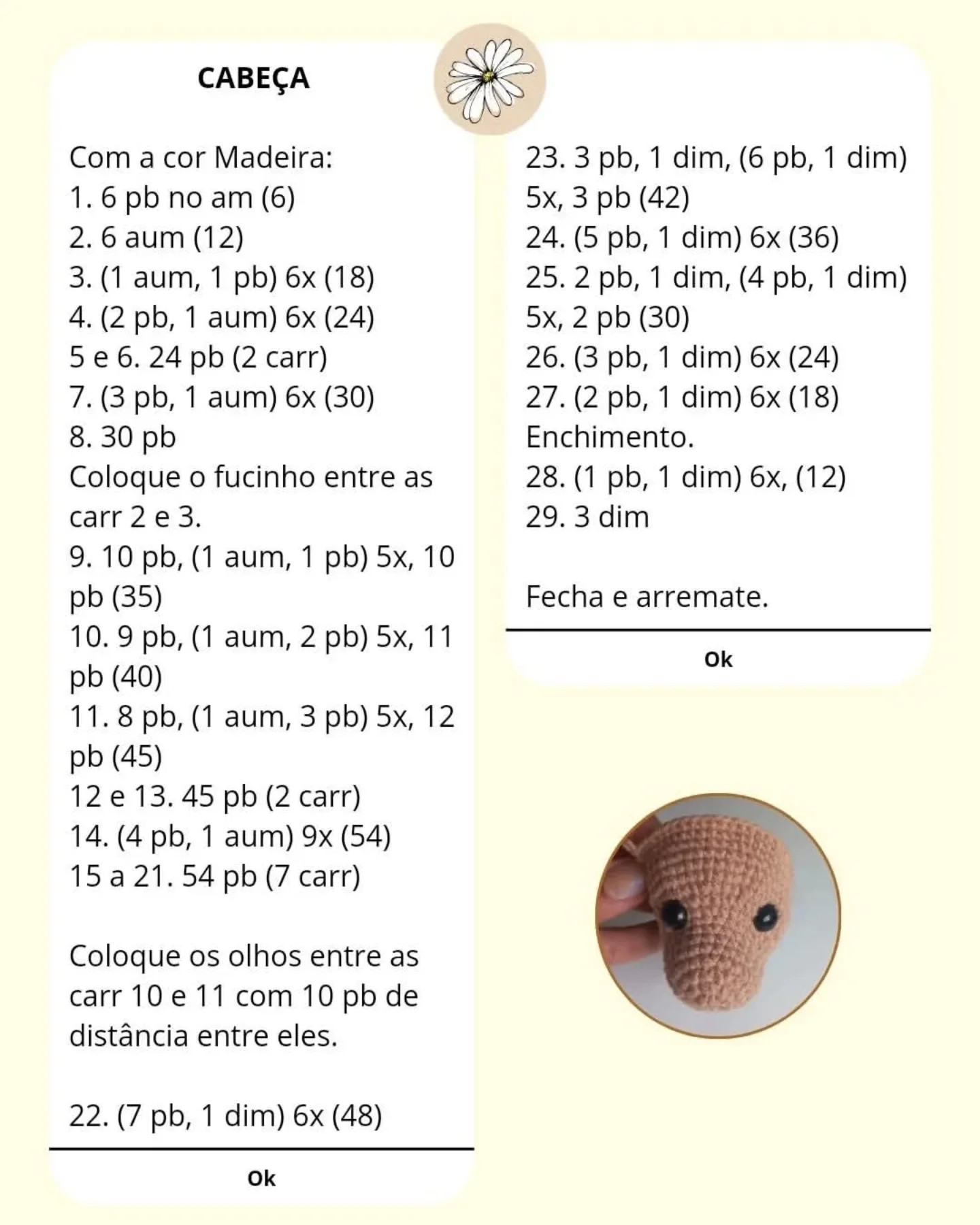 Gráfico de crochê gratuito: cachorrinho de praia de Natal