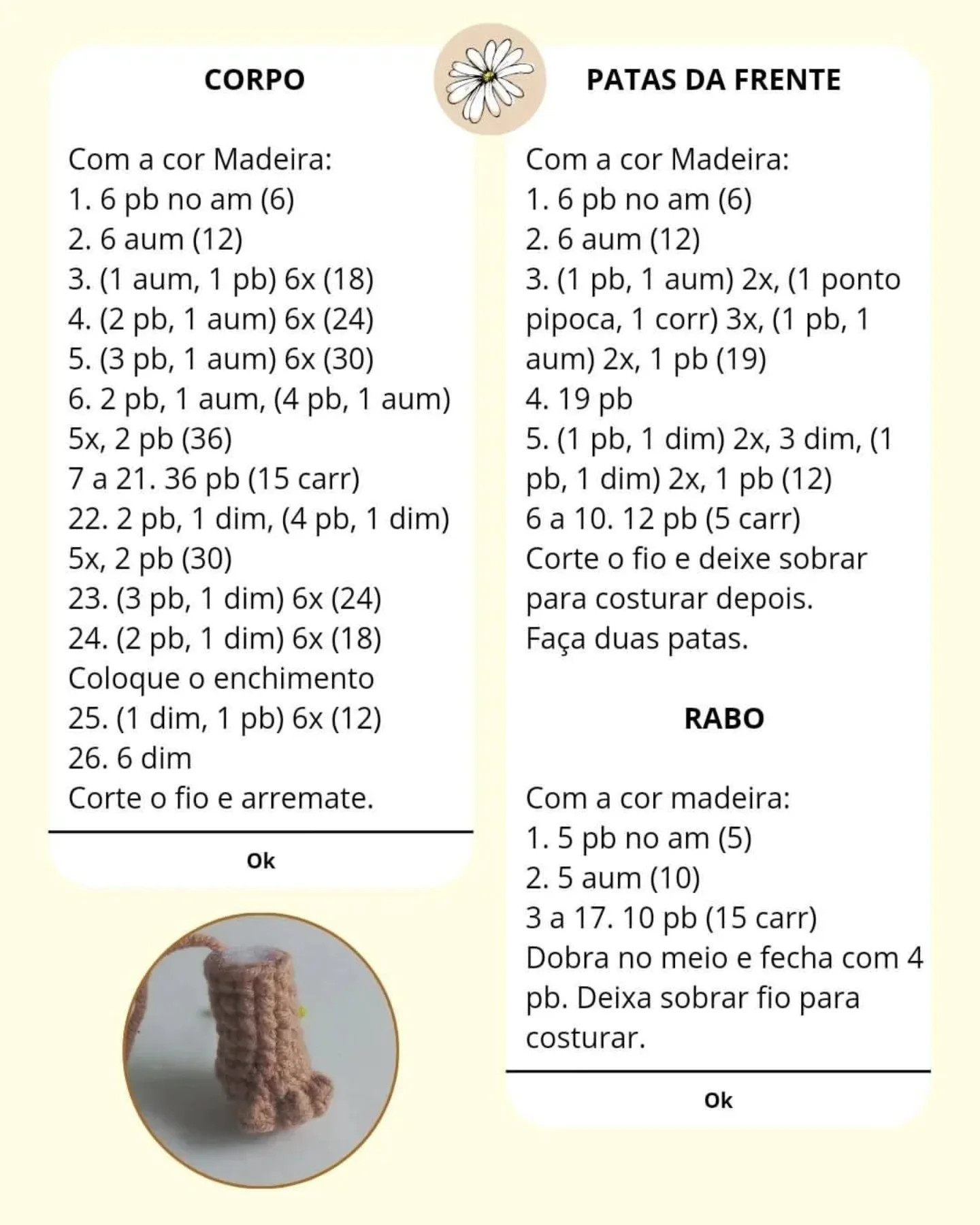 Gráfico de crochê gratuito: cachorrinho de praia de Natal