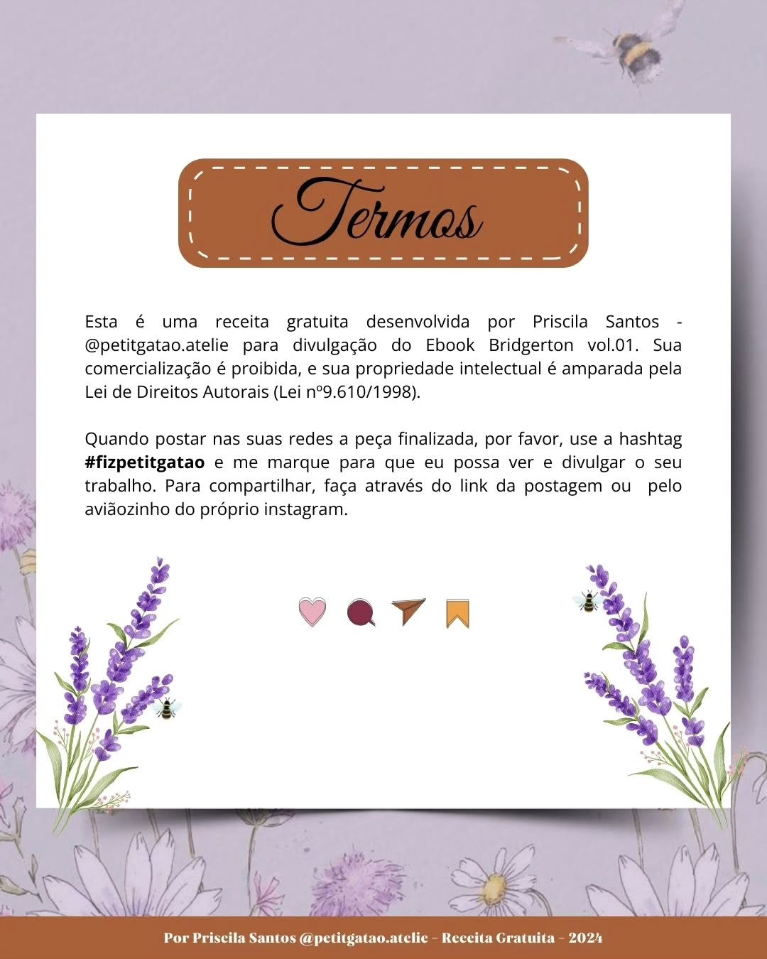 Gráfico de crochê gratuito: chaveiro abelhinha