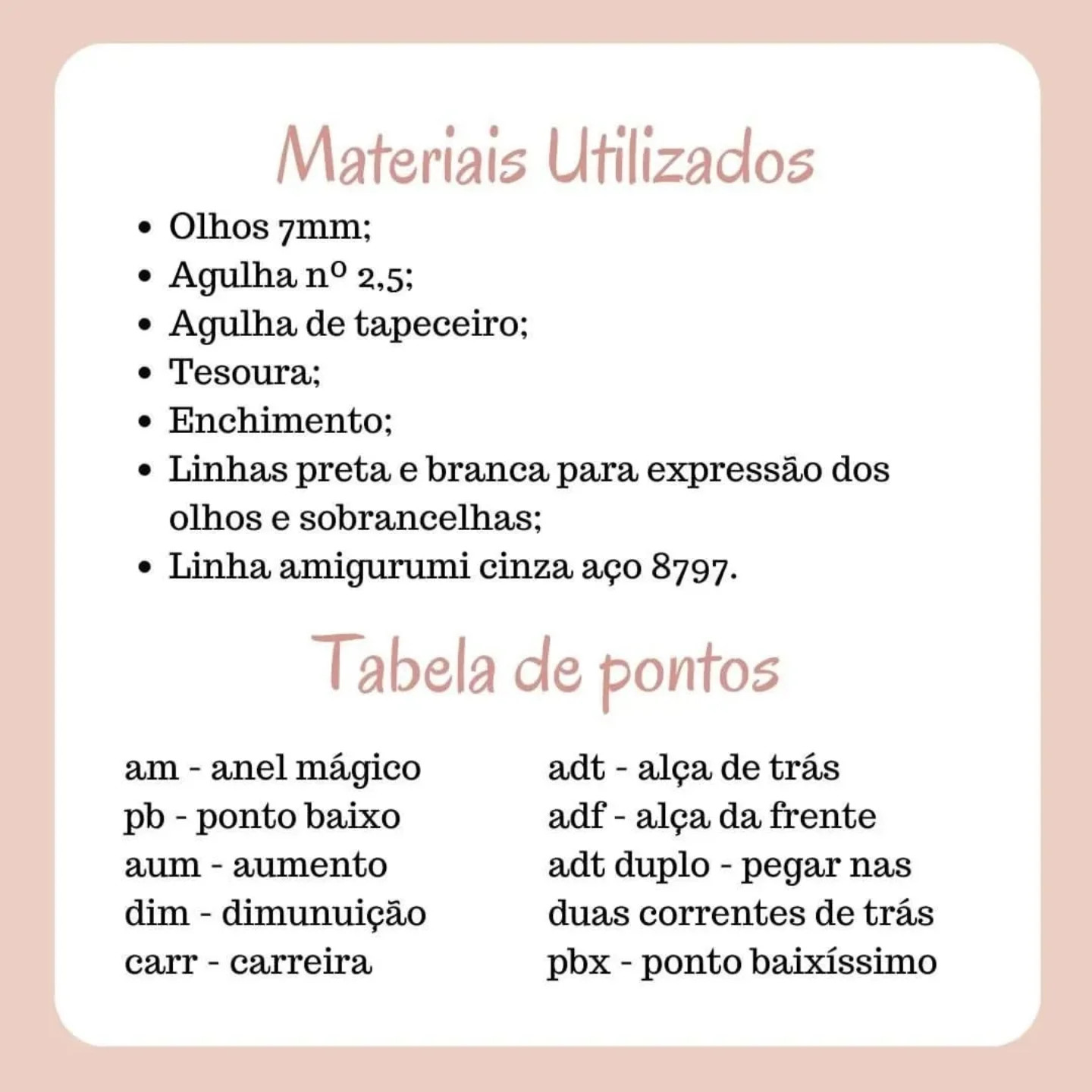 Gráfico de crochê gratuito: Elefantinho amigurumi