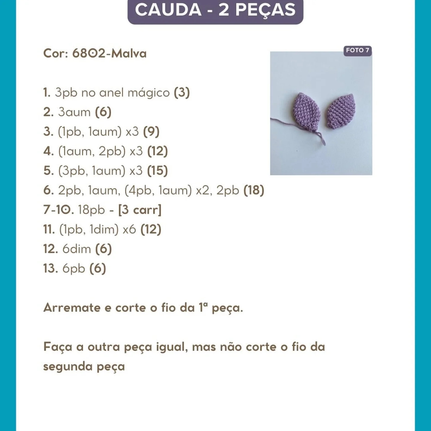 Gráfico de crochê gratuito: Jojoaba, a baleia