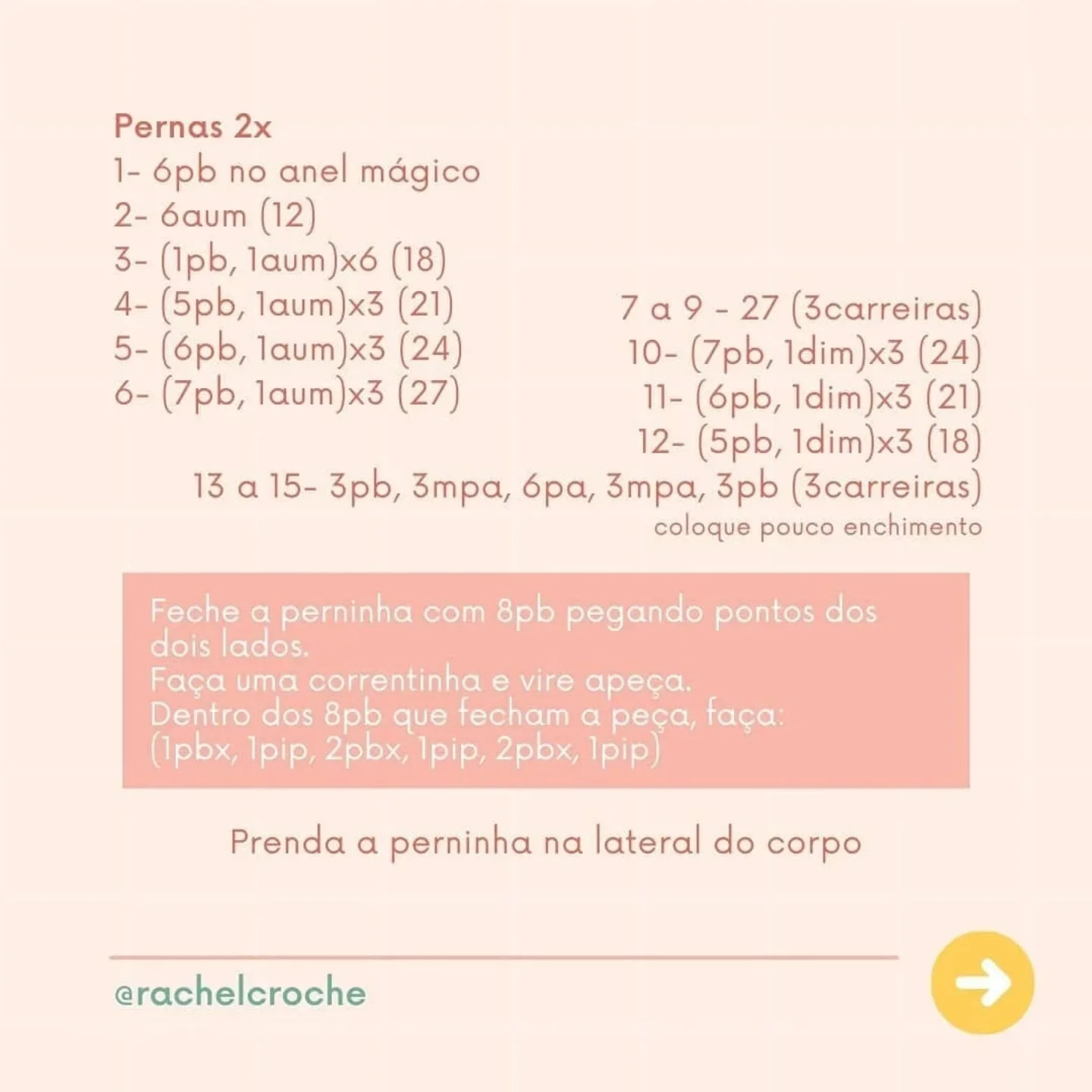 Gráfico de crochê gratuito: Sapo Greg
