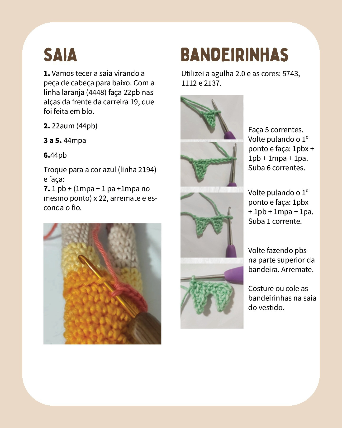 Gráfico de crochê Junina grátis! Boneca e fogueira.