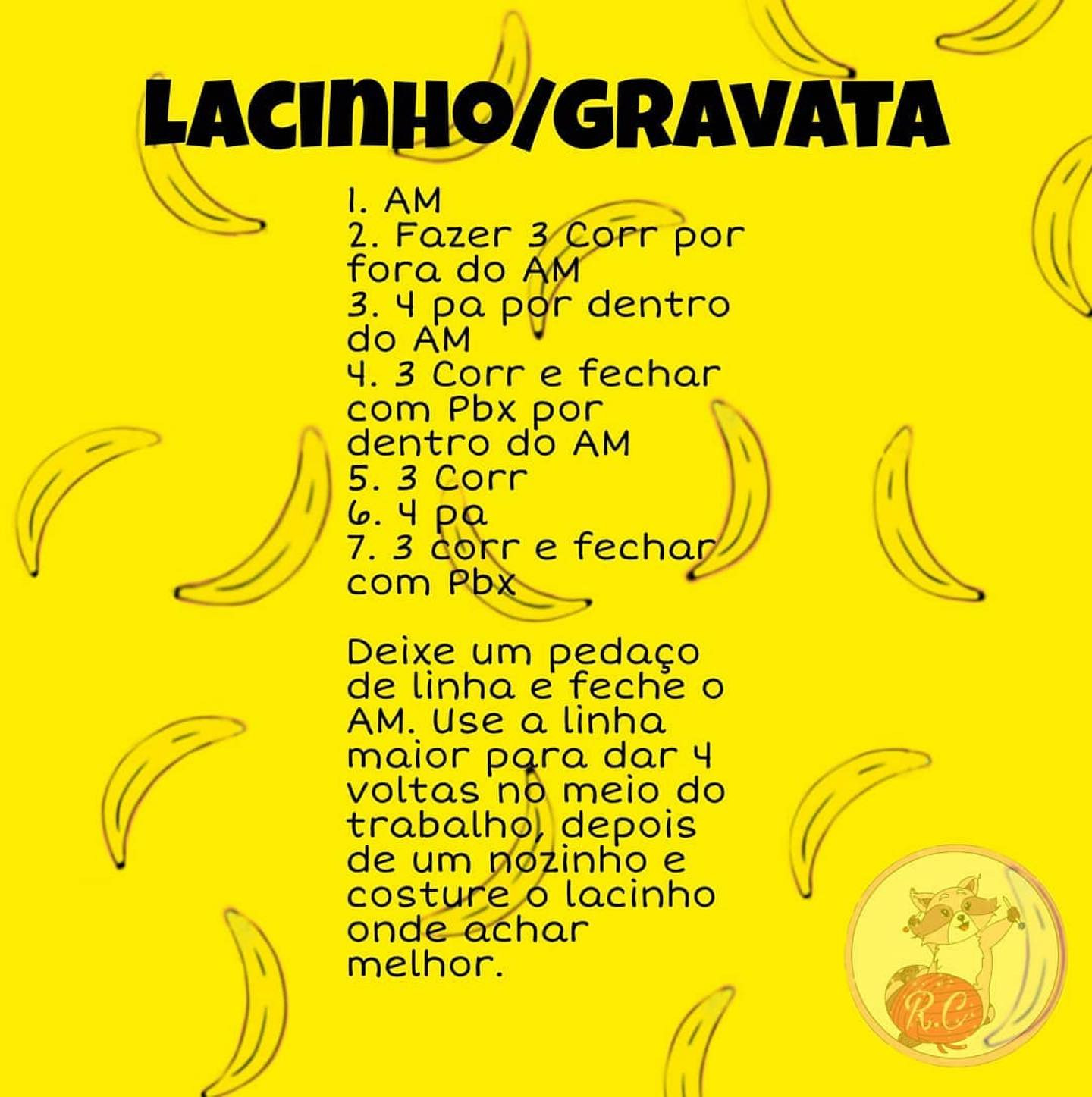 Gráfico de crochê: Macaco charmoso