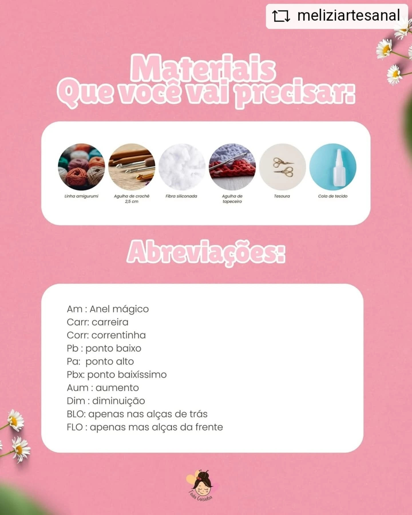 Gráfico de crochê: Mini Cacto em vaso