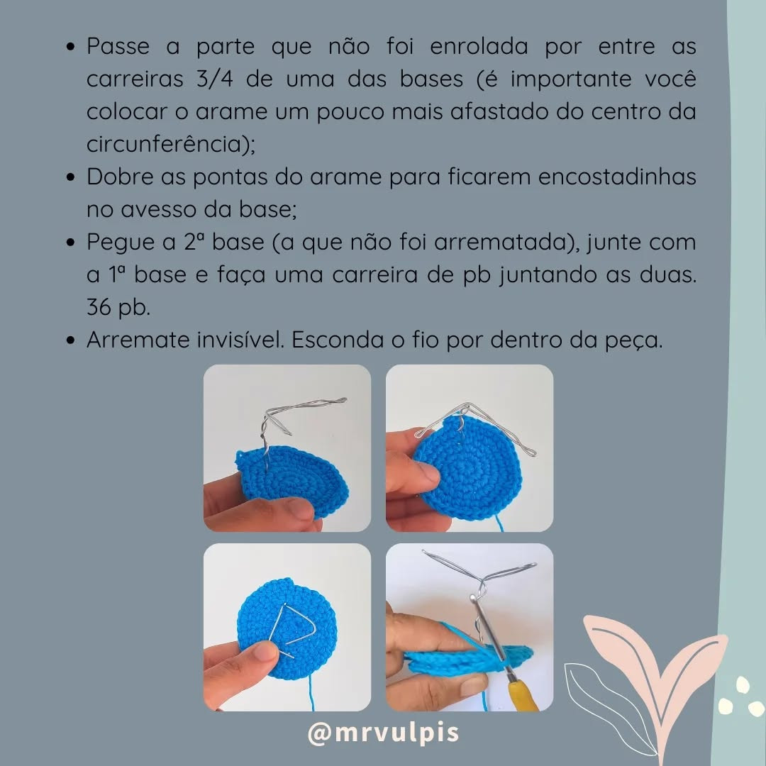 Gráfico de crochê: Suporte charmoso para amigurumi