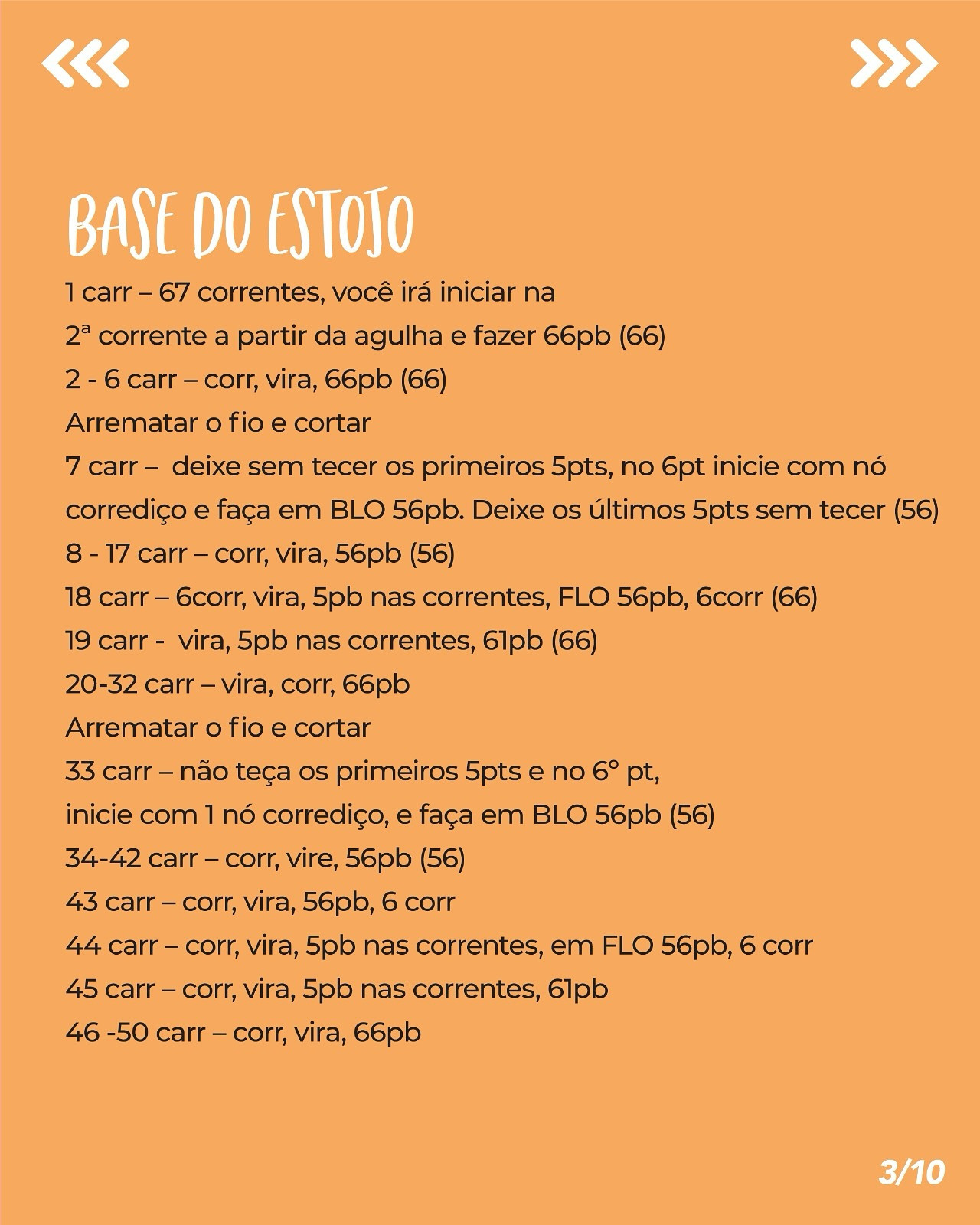 Gráficos de crochê gratuitos: estojo escolar arco-íris