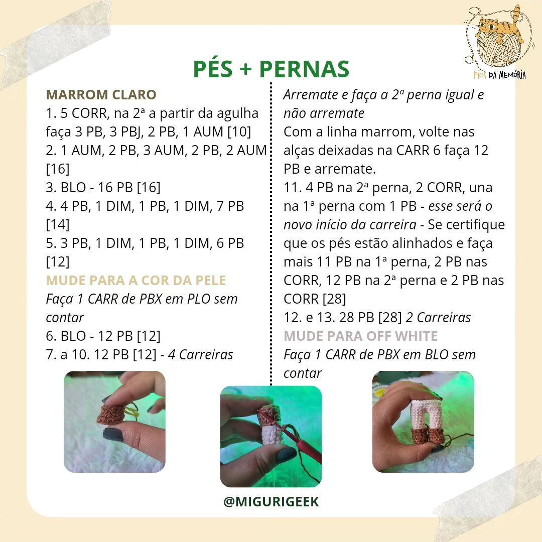 Grátis: Amigurumi do Menino do Barril