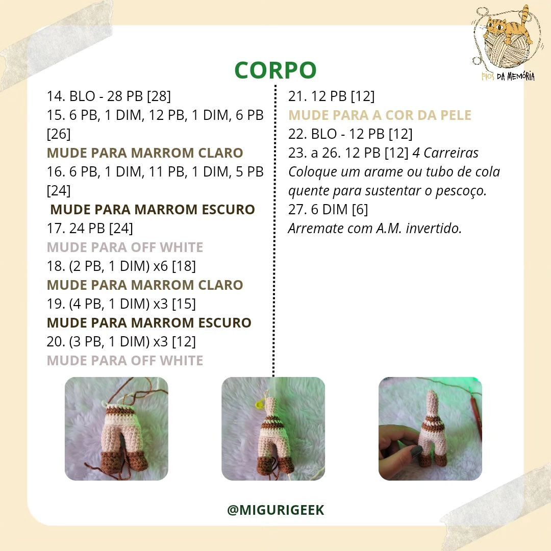 Grátis: Amigurumi do Menino do Barril