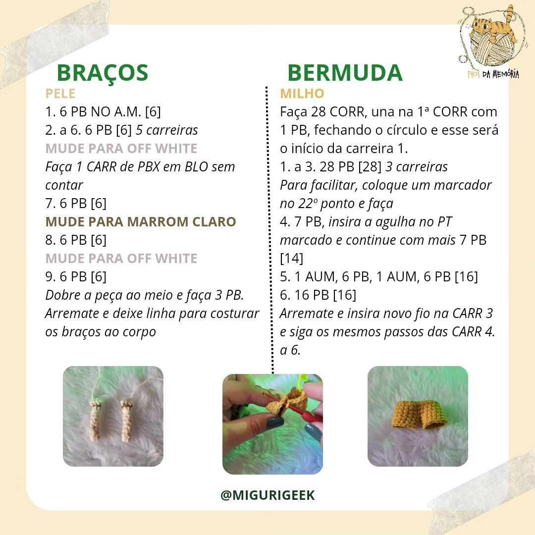 Grátis: Amigurumi do Menino do Barril