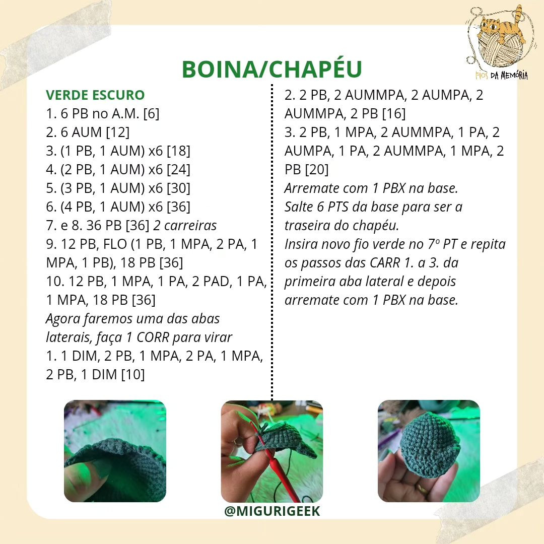 Grátis: Amigurumi do Menino do Barril
