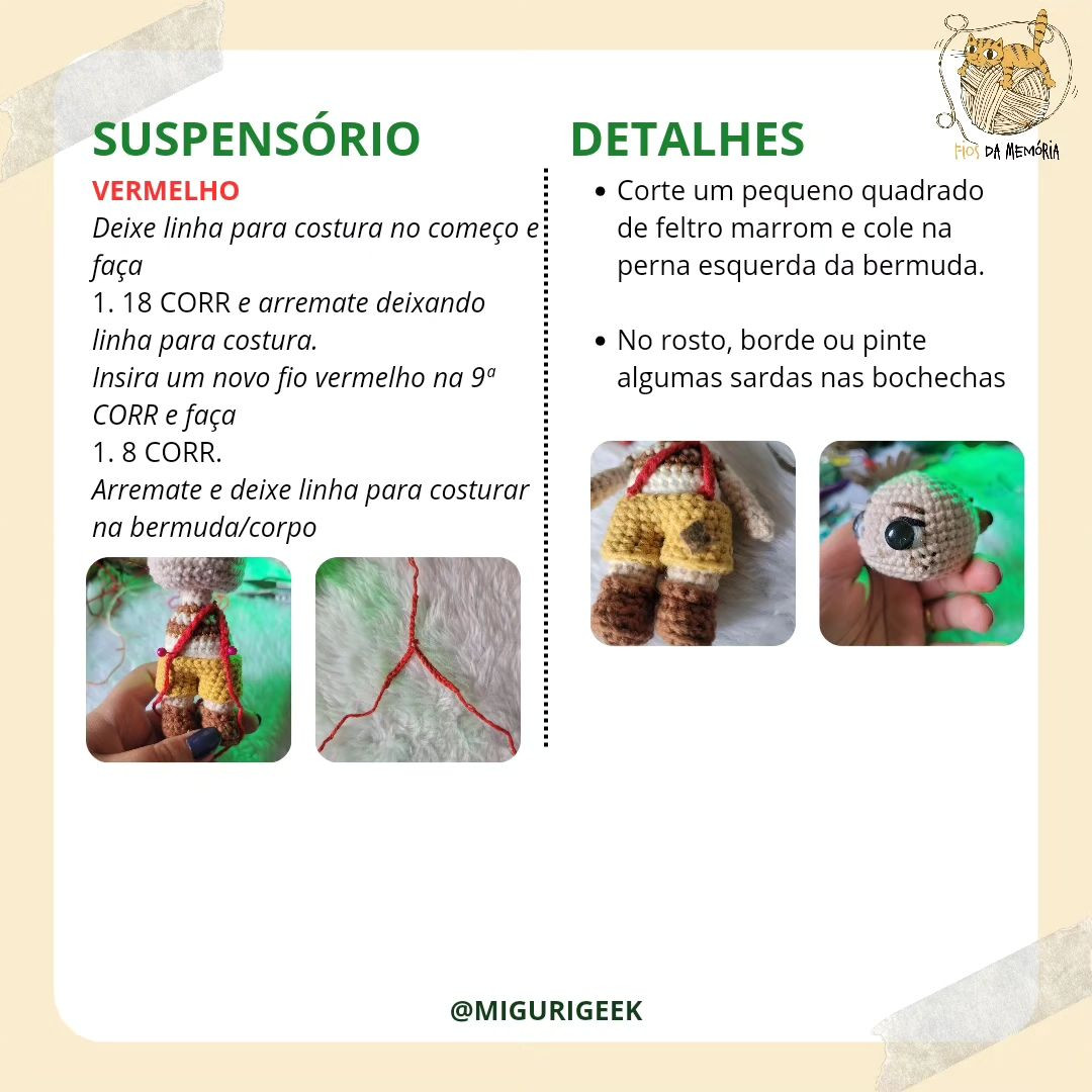 Grátis: Amigurumi do Menino do Barril