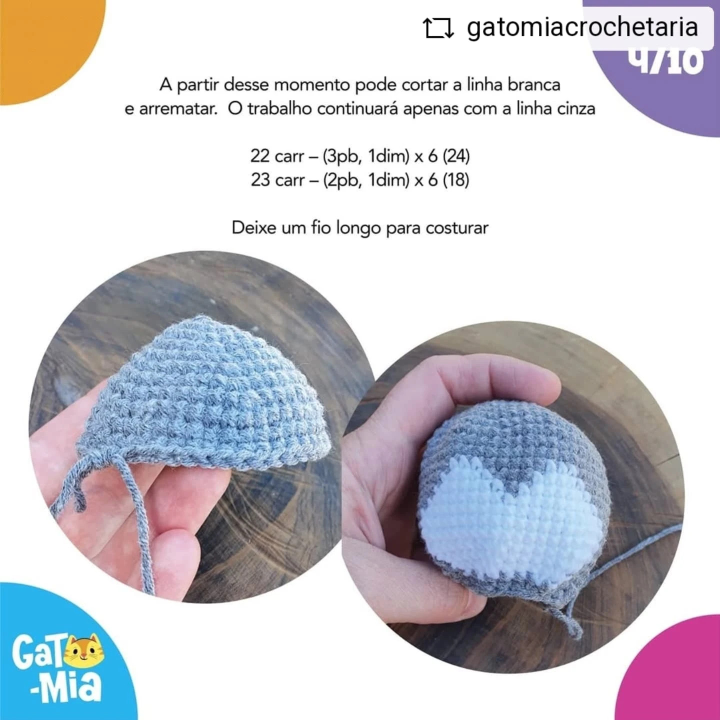 Grátis: Amigurumi Pinguim de Festa em Crochê