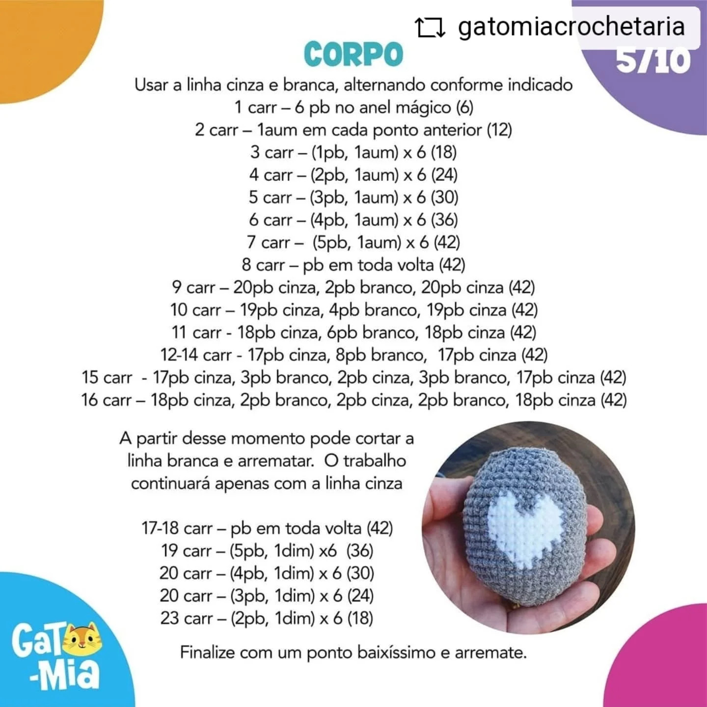 Grátis: Amigurumi Pinguim de Festa em Crochê