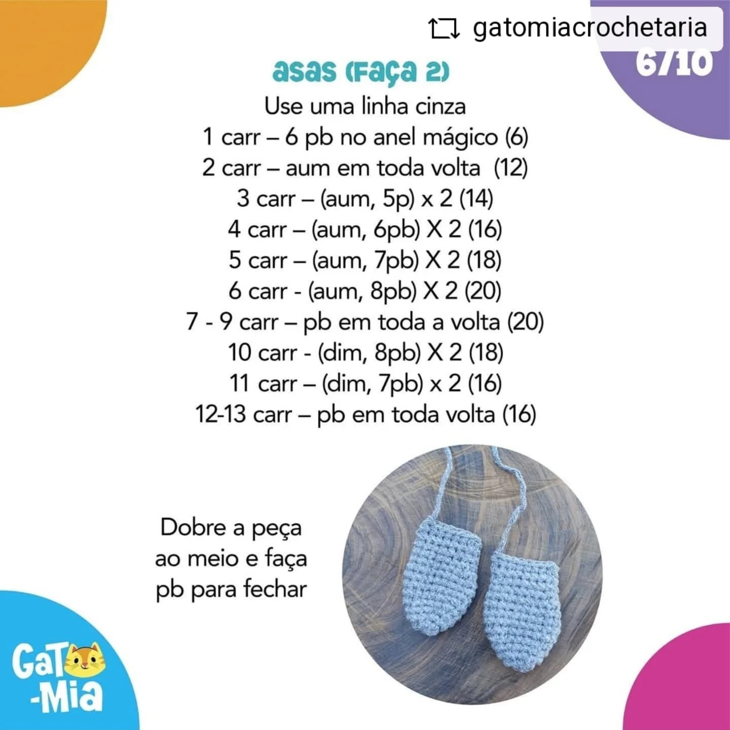 Grátis: Amigurumi Pinguim de Festa em Crochê