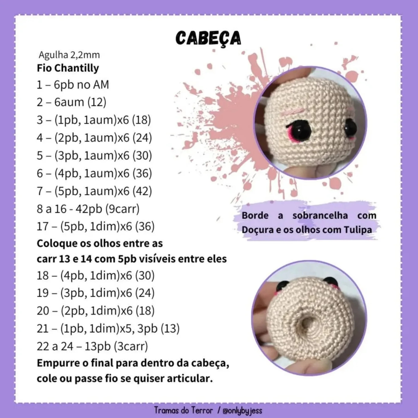 Grátis: Amigurumi Yuno Gasai de Mirai Nikki