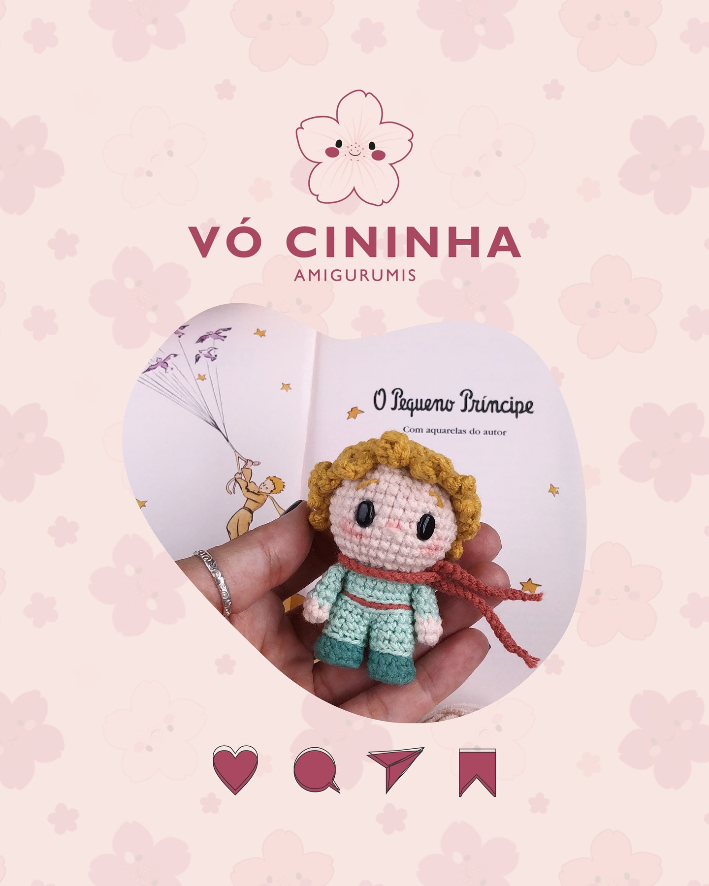 Grátis: Gráfico Amigurumi do Pequeno Príncipe