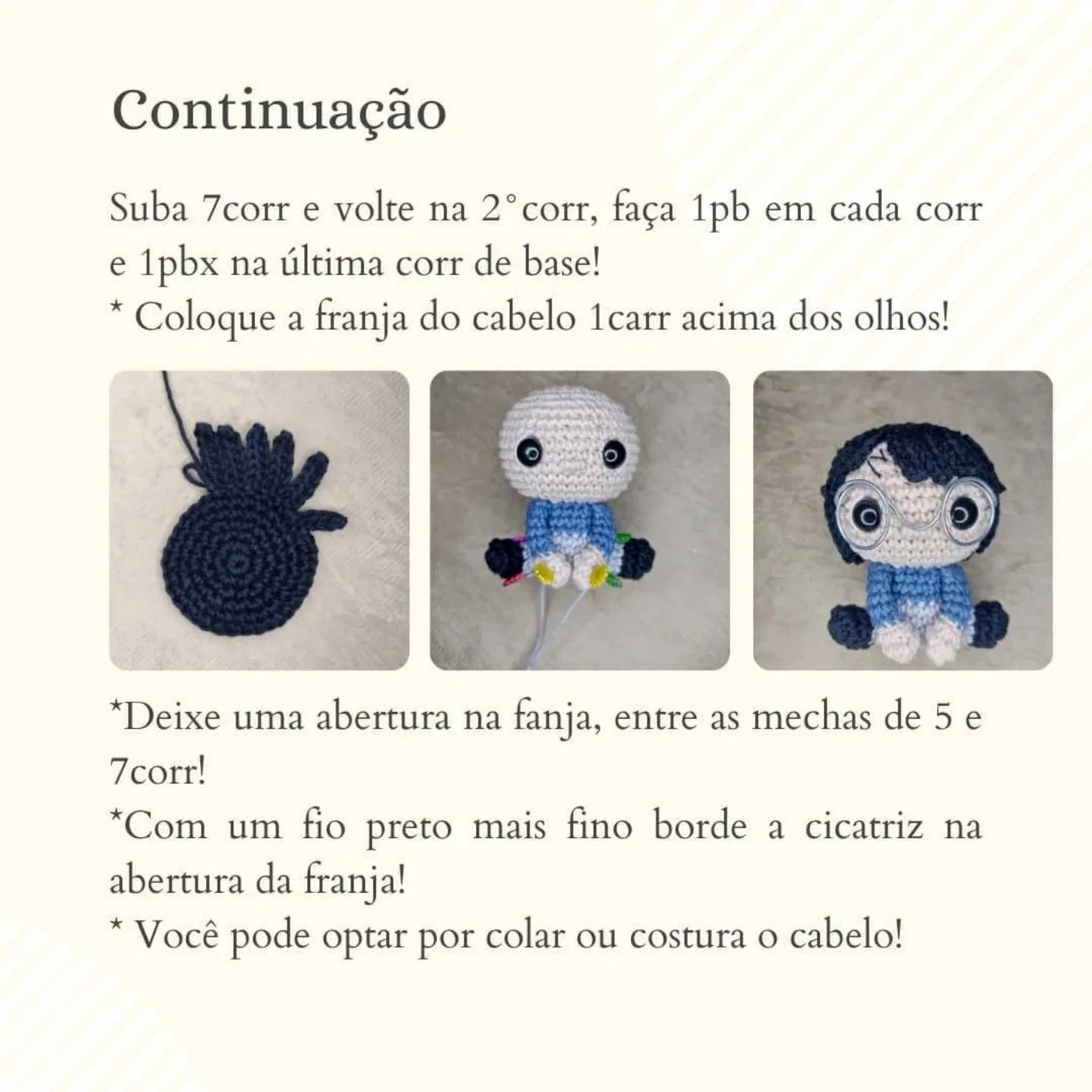 Grátis: Gráfico Amigurumi Harry Potter