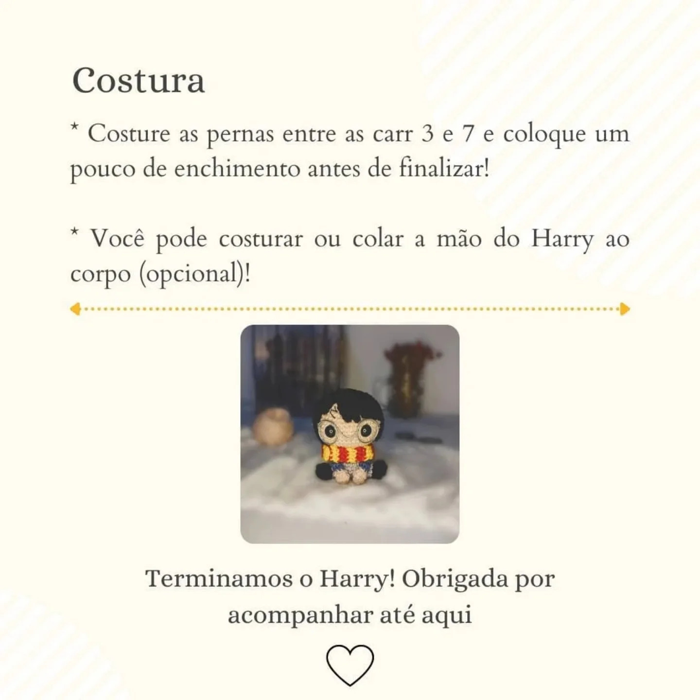 Grátis: Gráfico Amigurumi Harry Potter