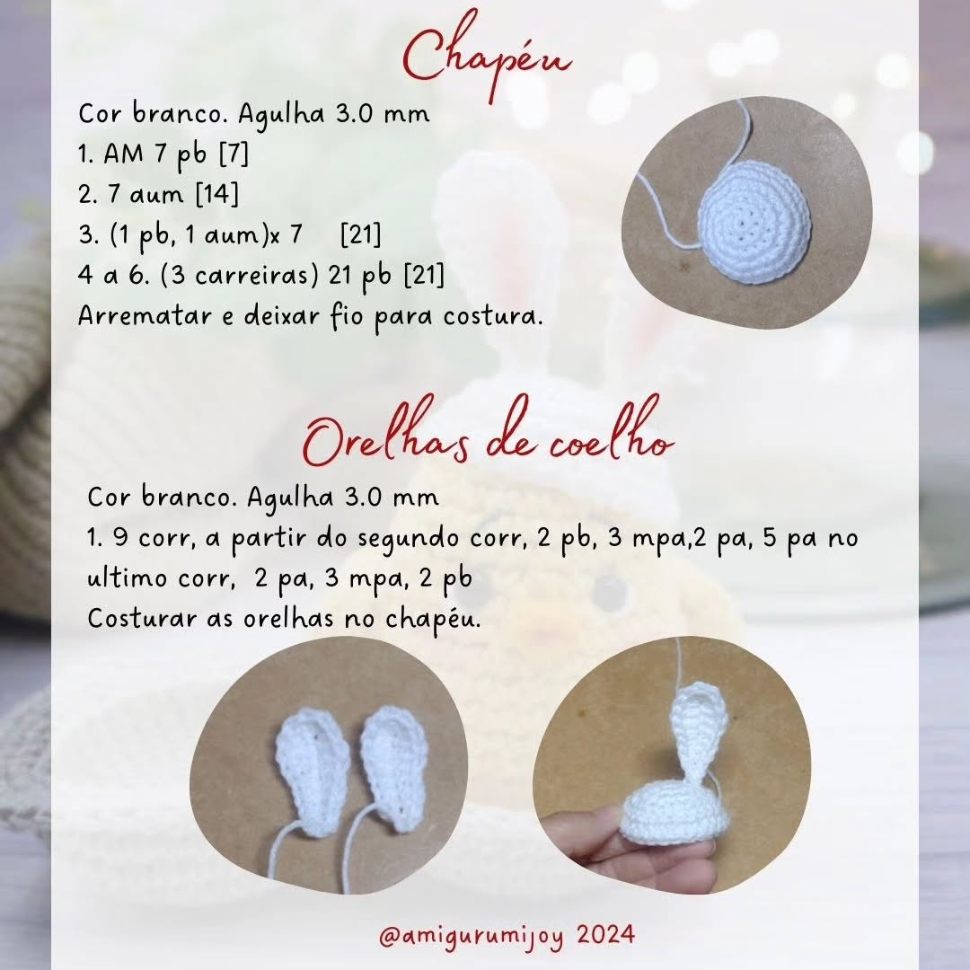 Grátis:  Gráfico de amigurumi de pintinho na casca de ovo de páscoa.
