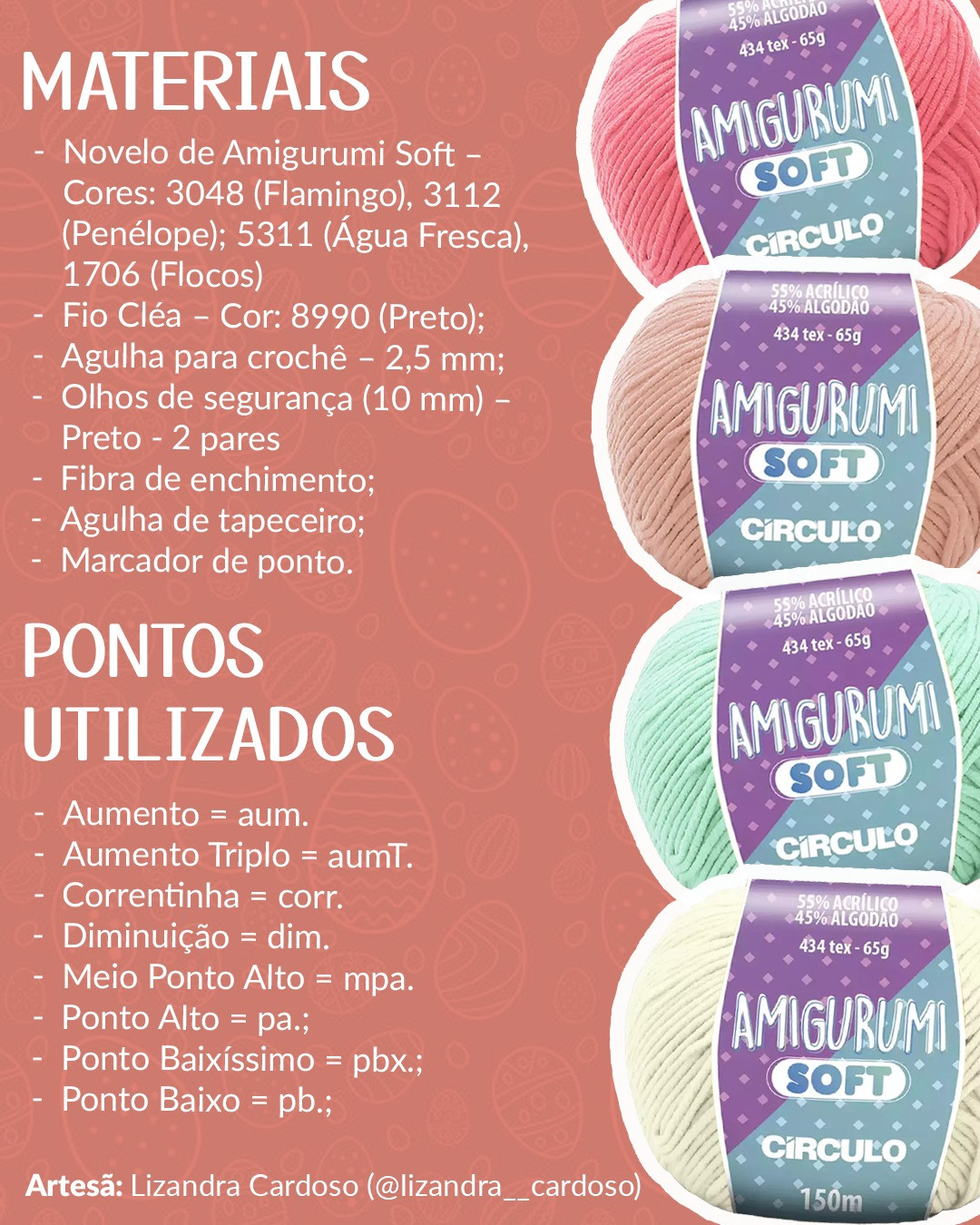 Grátis: Gráfico de bolsas de coelhinho para crochê