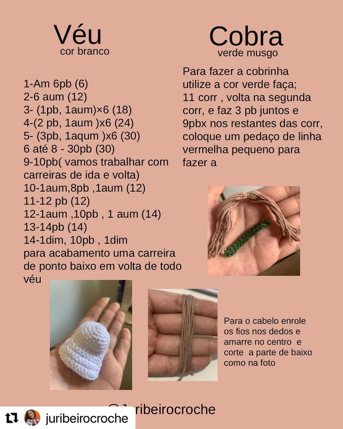 Grátis: Gráfico de crochê da Mini Santinha Nossa Senhora das Graças (9cm)