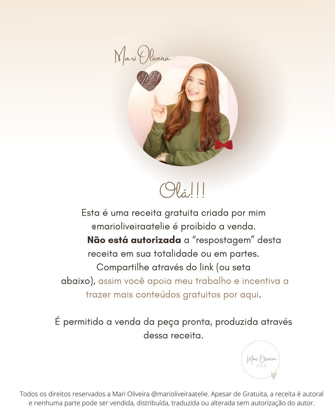 Grátis: Gráfico de crochê de ovelhinha para lembrancinhas