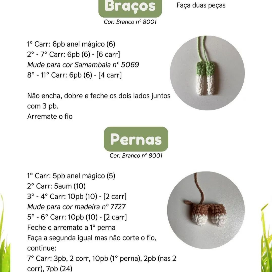 Grátis: Gráfico de crochê para coelhinho fofo