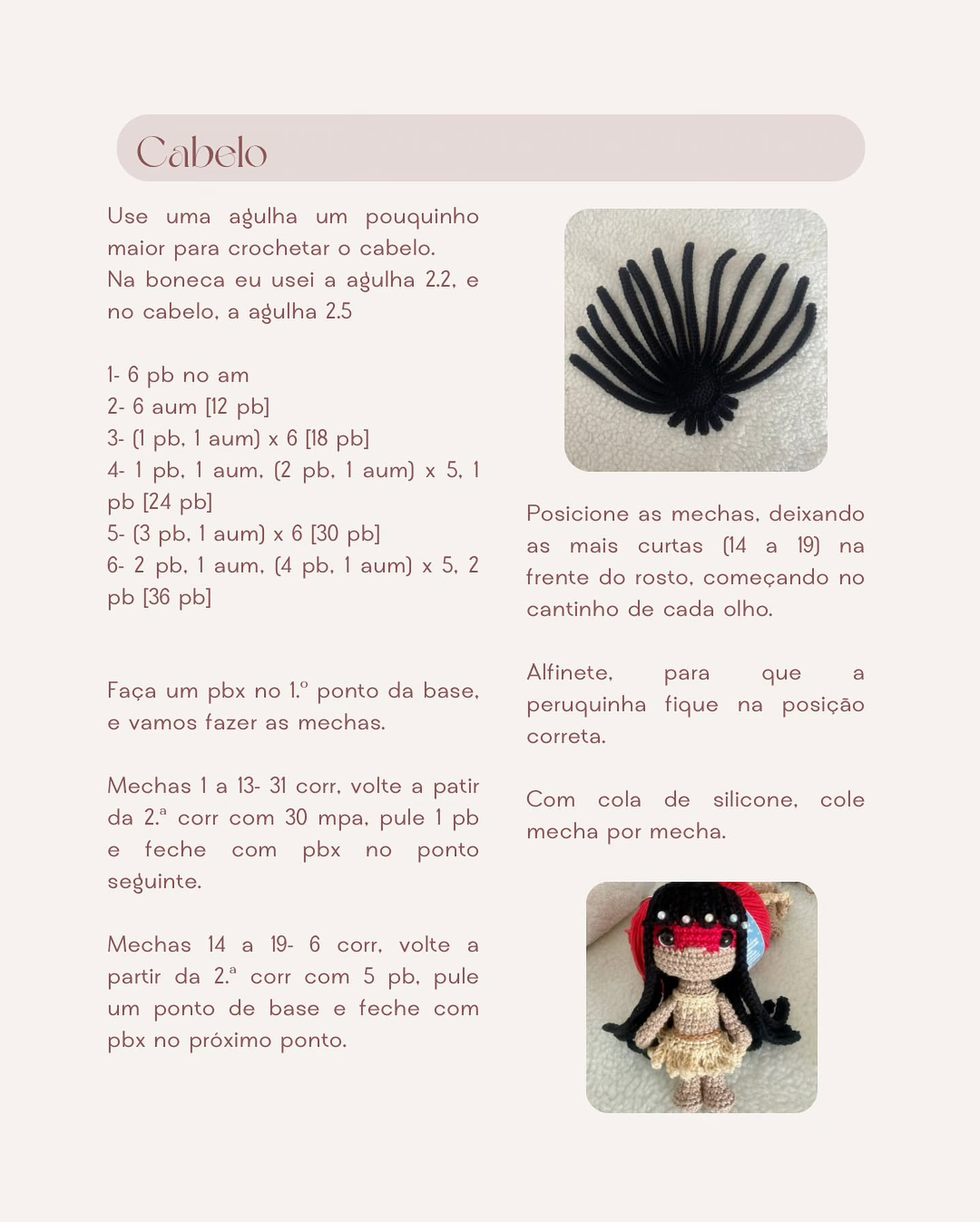Grátis: Padrão Amigurumi da Comadre Fulozinha
