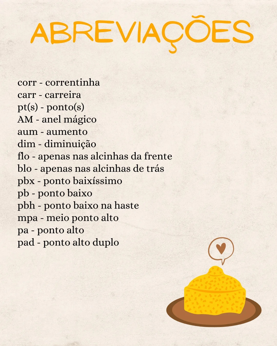Grátis: Padrão de amigurumi Cuscuz