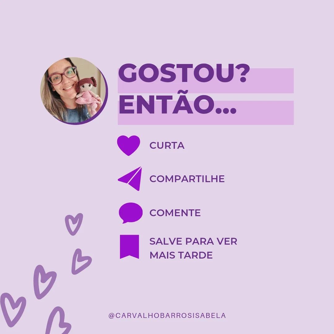 Grátis: Padrão de chaveiro Santinha em crochê