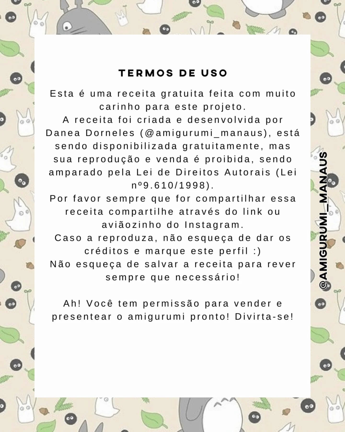 Grátis: Padrão de chaveiro Susuwatari em crochê